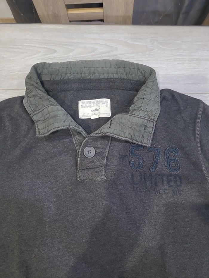 Polo celio xl gris - photo numéro 2