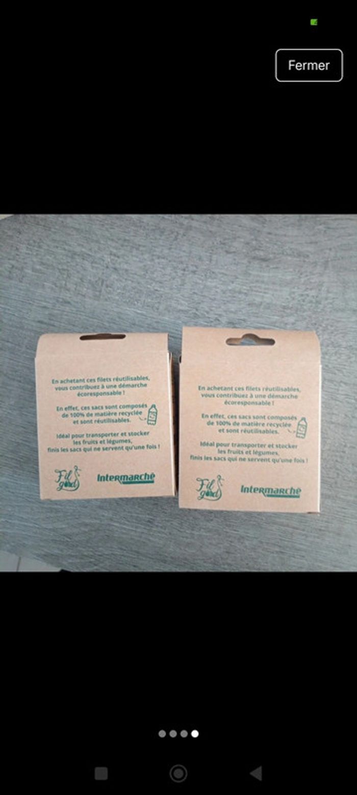 Lots de 2 boîte de sachets réutilisable - photo numéro 4