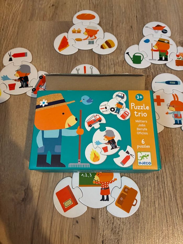 Puzzle trio Métiers