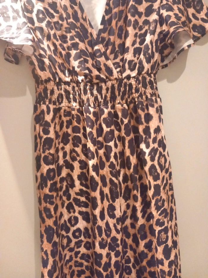 Robe longue fluide léopard S - photo numéro 3
