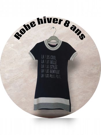 👗Robe d'hiver fille 8 ans