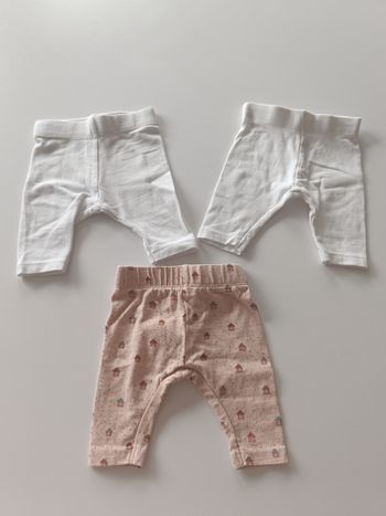 Lot de legging kiabi 1m Lot de 3 leggings taille 1 mois de la marque Kiabi 
Très bon état 
N2️⃣0️⃣