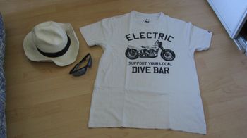 tee shirt "electric" taille sm
