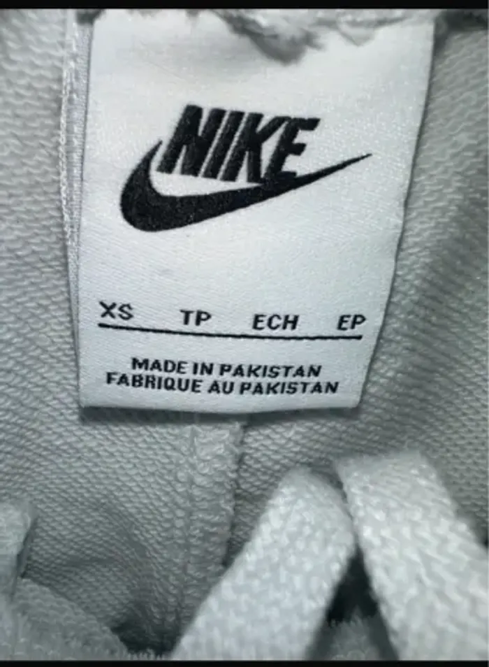 Jogging blanc logo multicolore Nike neuf - photo numéro 4