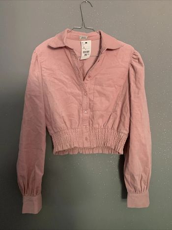 Veste Chemise style Velours Rose Pimkie TS Neuf Avec Étiquette