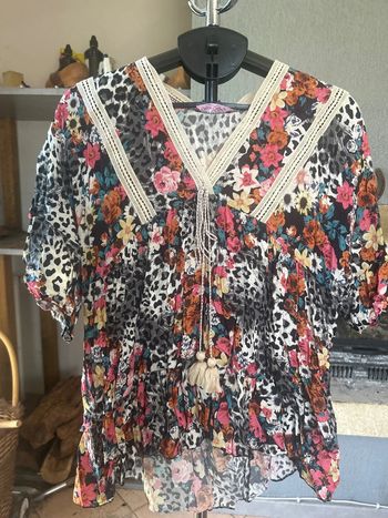 Blouse multicolore