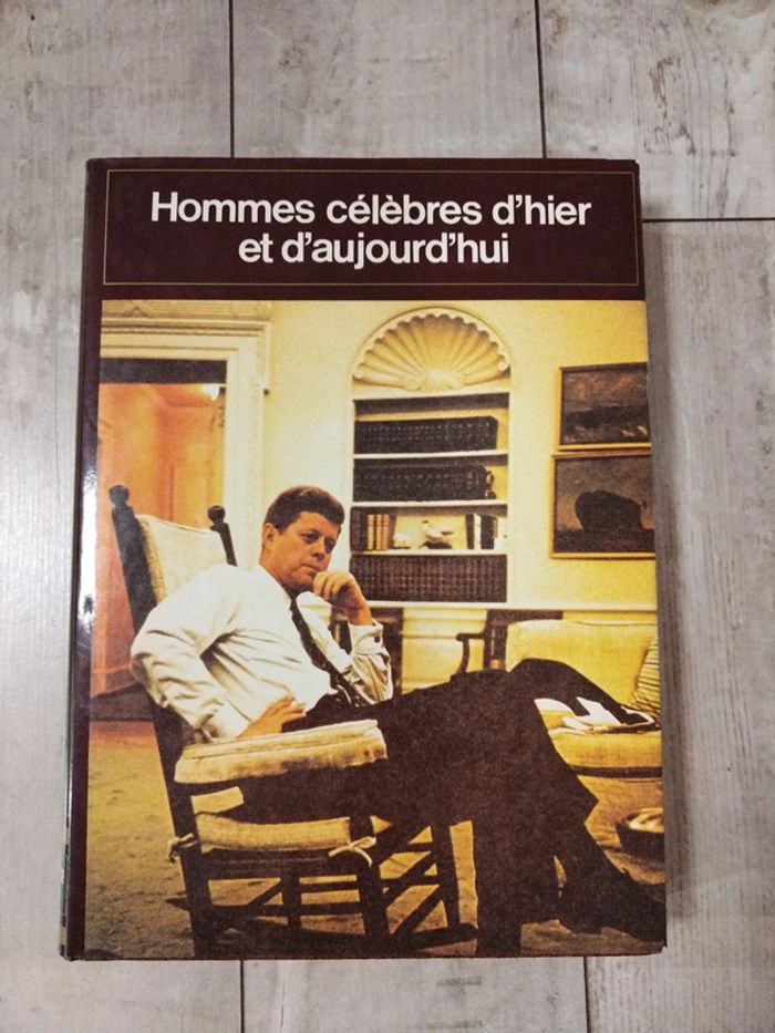 Livre Hommes célèbres d'hier et d'aujourd'hui