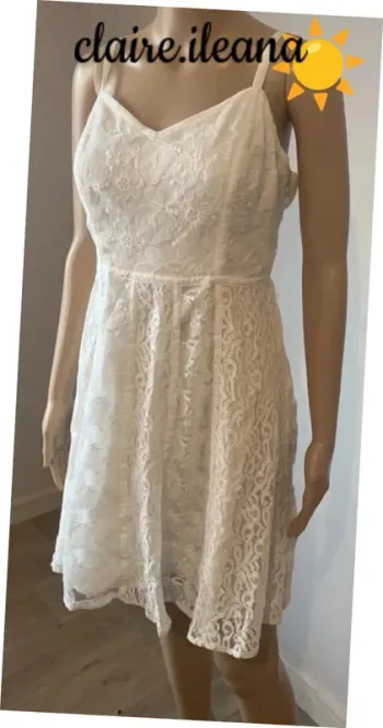 🛑robe blanche taille 38🛑