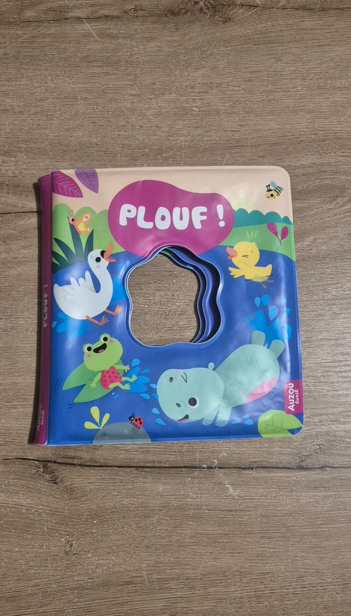 Livre de bain : Plouf !