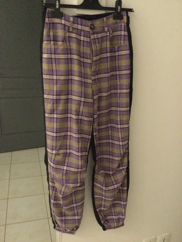 Pantalon bicolore T36