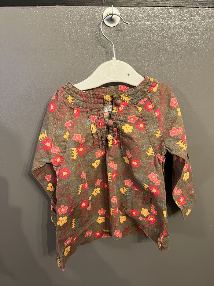 Lot de 2 chemises, 5 tee shirt manches longues et 1 pull 9 mois - photo numéro 8