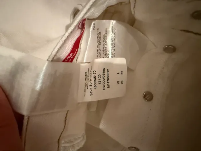 Jean droit  blanc en très bon état taille 38 tommy Hilfiger - photo numéro 10