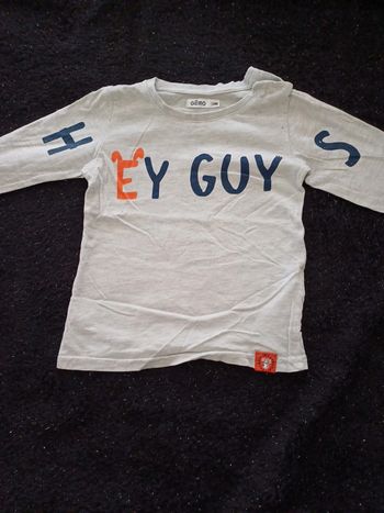 Tee shirt manches longue gémo