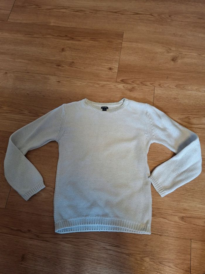 Magnifique pull fille kiabi 8 ans blanc