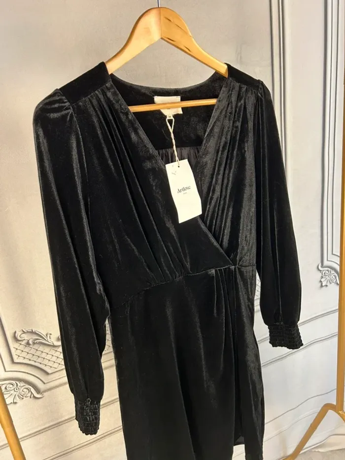 Robe velours Noir Artlove 36 neuve - photo numéro 2