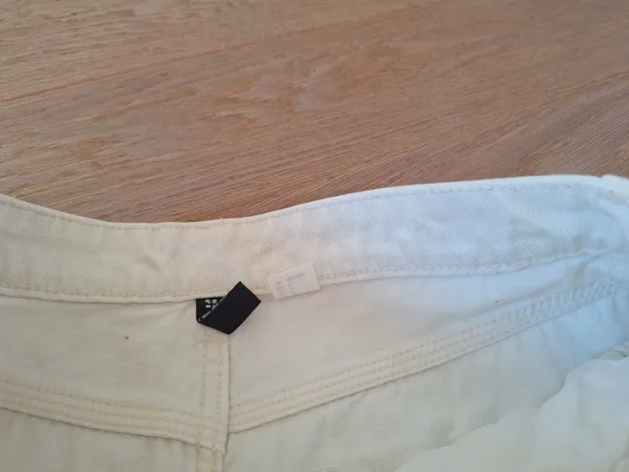 Jean pantalon cargo blanc H&M S 36 - photo numéro 11