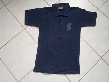 Polo MC bleu marine 14 ans