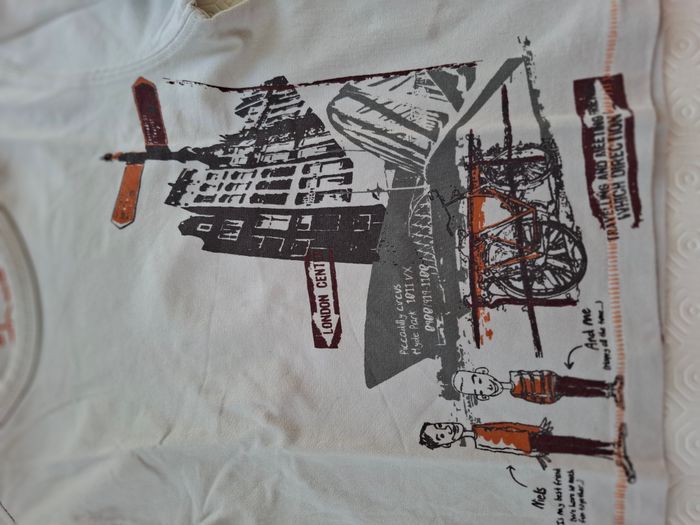 Tee shirt beige clair Okaidi T 4 ans