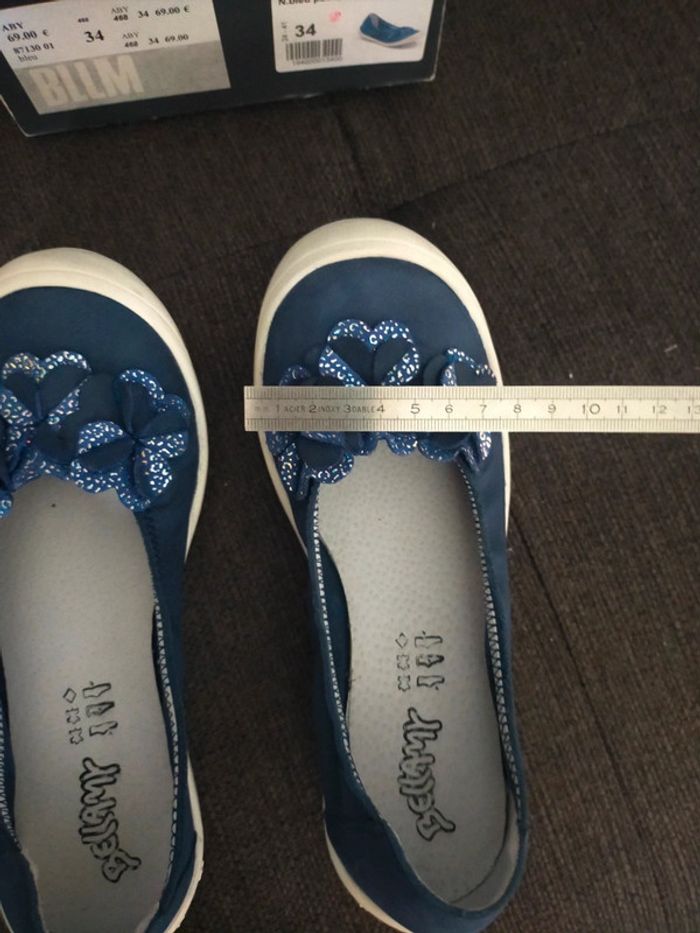 Ballerines neuves Bellamy T 34 bleu - photo numéro 14