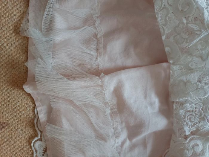 Robe dentelle blanche rose pâle 3 ans - photo numéro 5