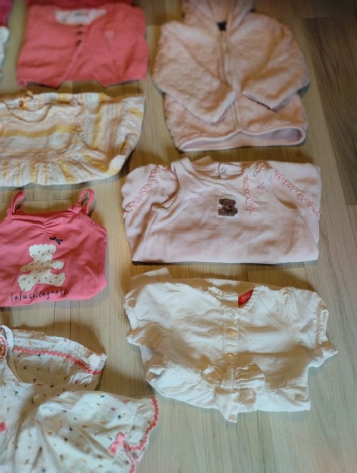 Lot 9 mois fille (23 articles) toutes saisons. - photo numéro 5