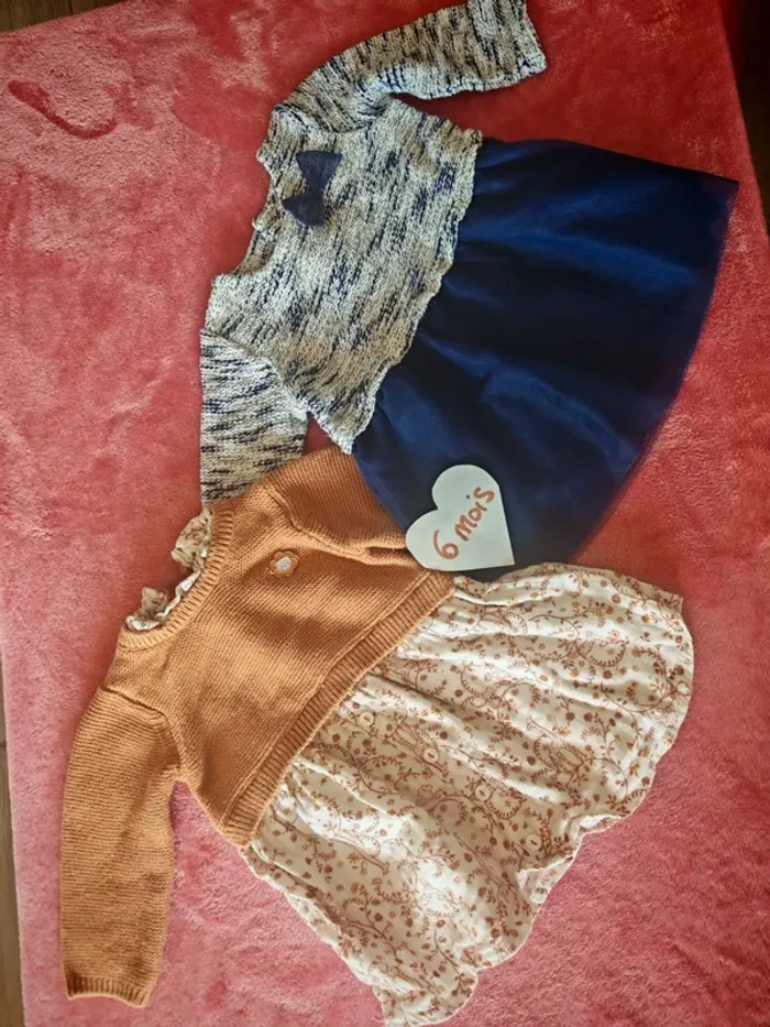 Lot deux robes 6 mois
