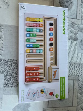 Tablette en bois d’écriture et lecture verbaudet