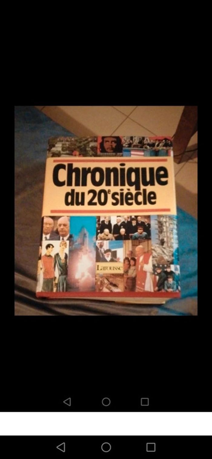Livre :Chronique du 20 ème siècle
