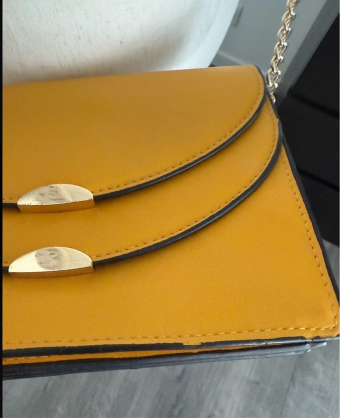 Sac à main bandoulière jaune H&M - photo numéro 4