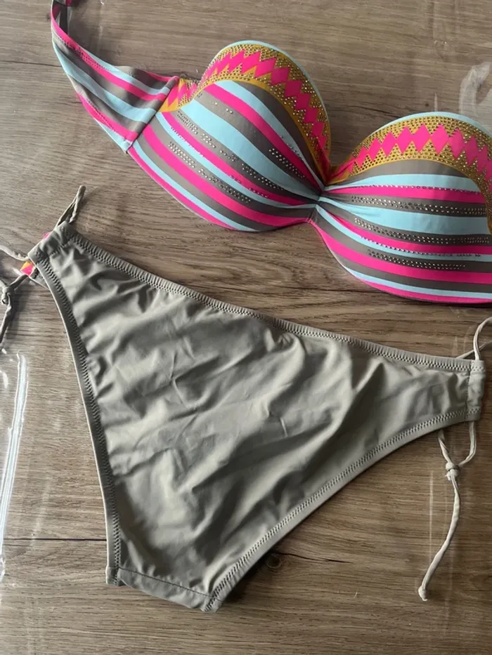 Maillot de bain 2 pièce multicolore - photo numéro 7