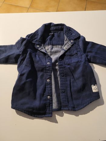 Chemise manches longues 12mois