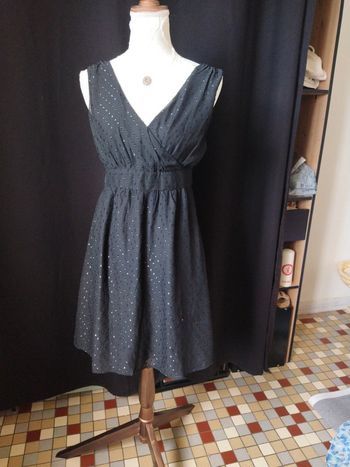 #aline11052405 robe noire paillettes