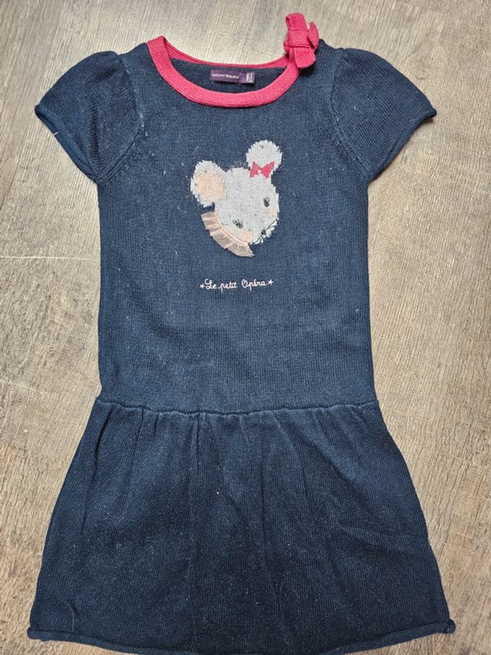 Robe pull sergent major souris 7 ans