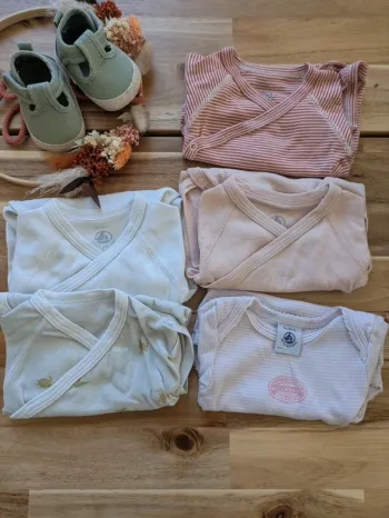 Lot 5 body MC Petit Bateau