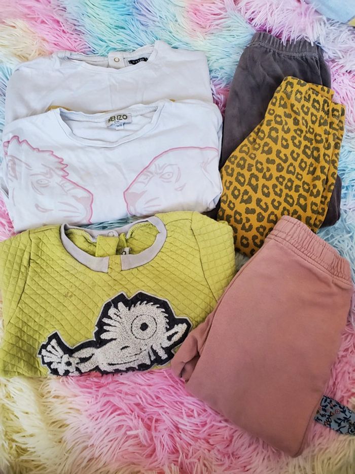 🌴 Lot de vêtements fille taille 3 ans dont kenzo - photo numéro 4