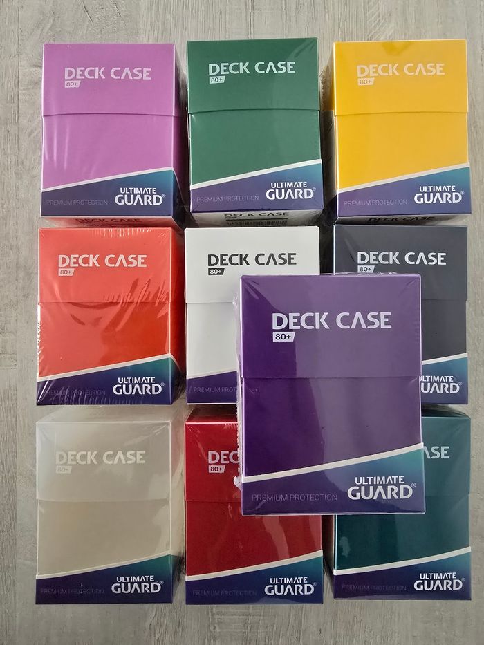 Lot de 10 Deck Box 80+ Ultimate Guard