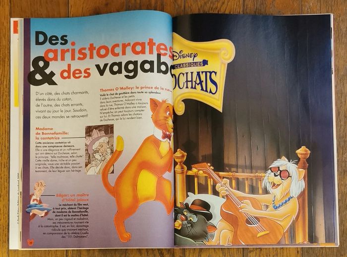 Ancien journal de mickey avec poster les Aristochats N°2488 année 2000 vintage - photo numéro 3