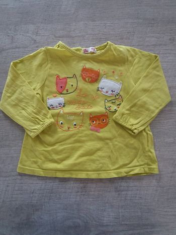 Tee shirt manches longues 12 mois
