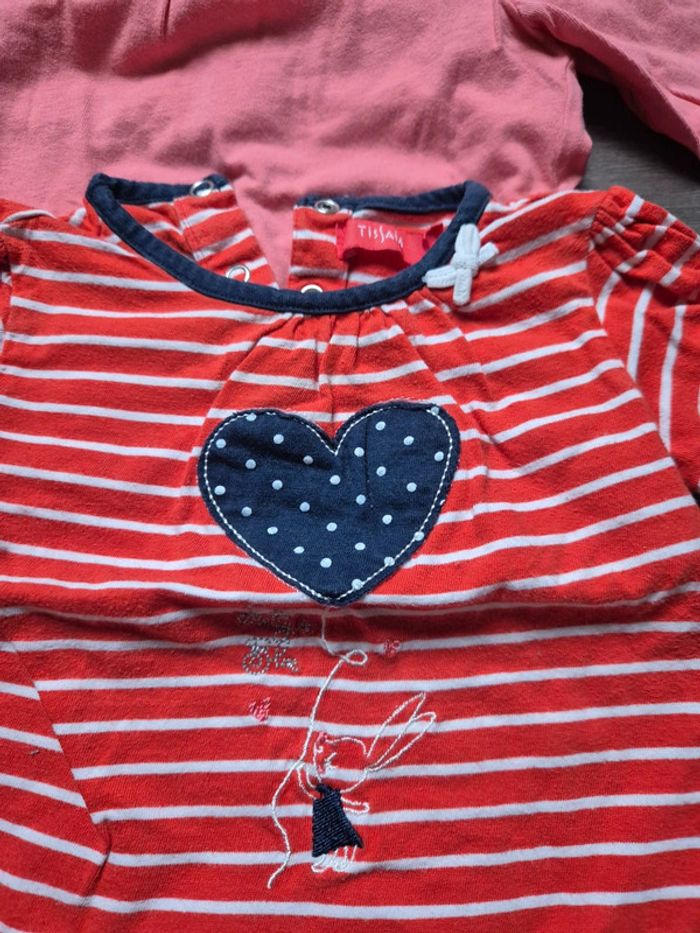 Lot de 4 t-shirts manches longues 9 mois - photo numéro 2