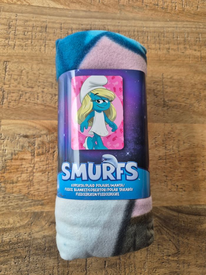 Plaid Polaire Schtroumpfette