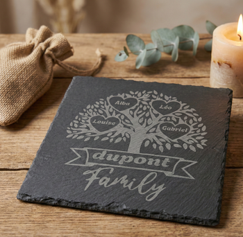 Ardoise Arbre de Vie Famille