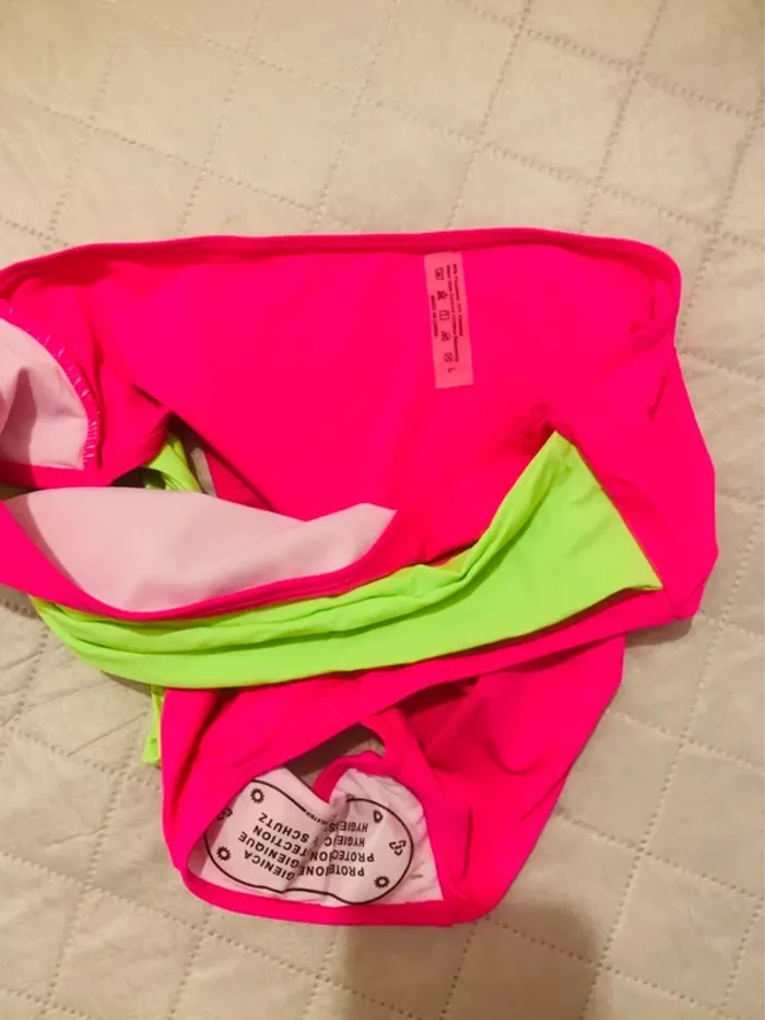Bikini croisé bicolore taille l 🍭🍭 - photo numéro 5