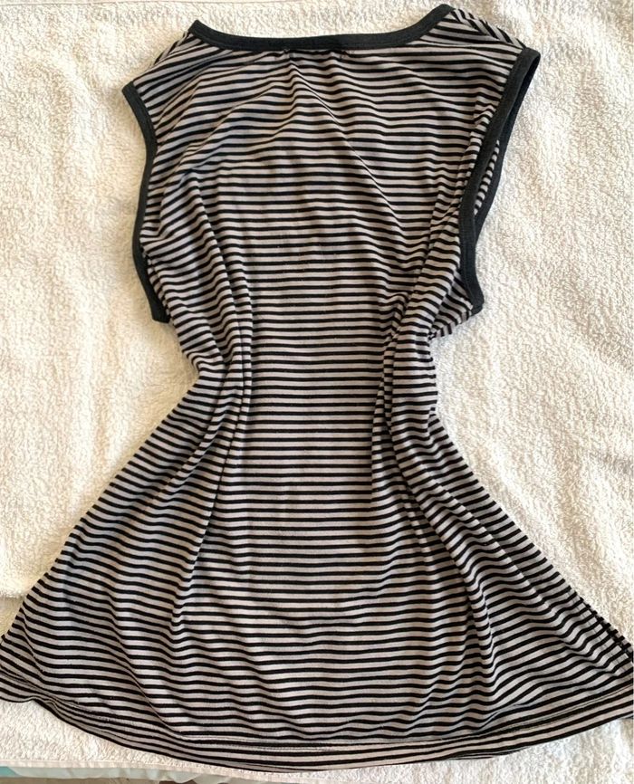 Débardeur à rayures vintage Y2k vibe à paillettes - photo numéro 3