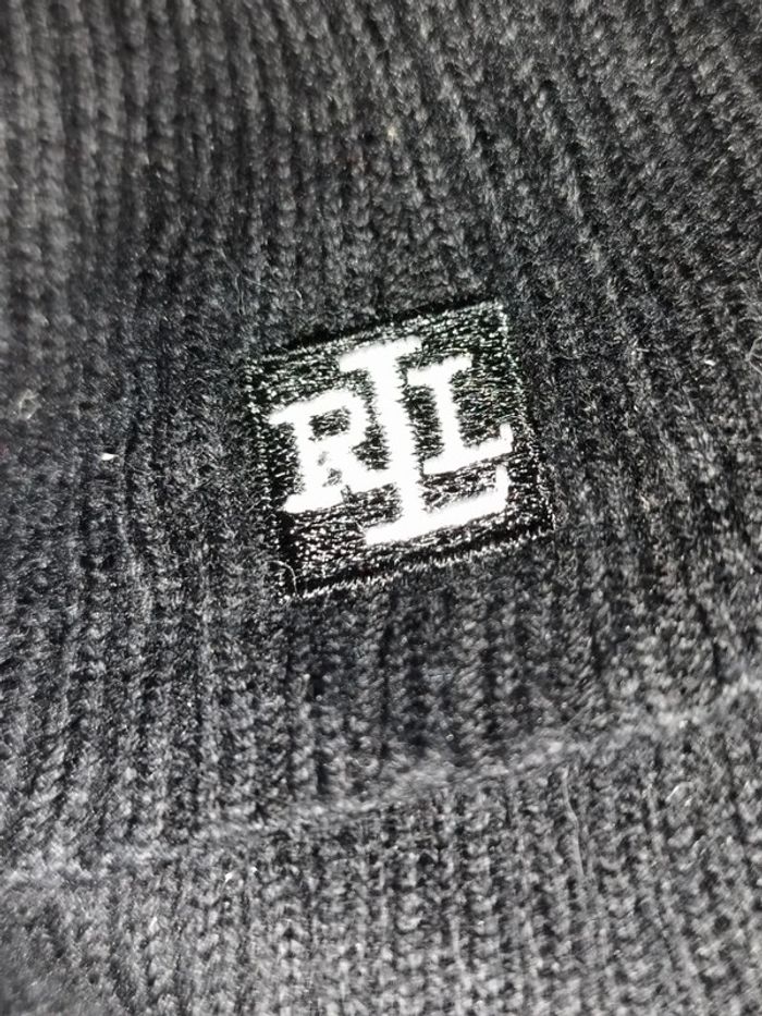 Pull col roulé bicolore - photo numéro 3