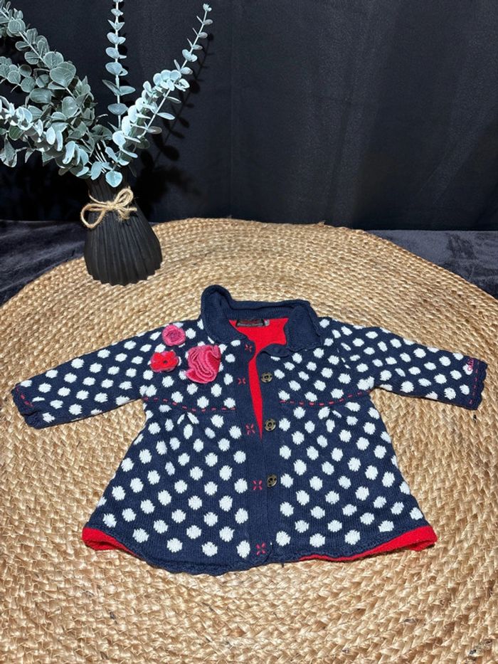 Veste bébé fille taille 6 mois Catimini - photo numéro 2