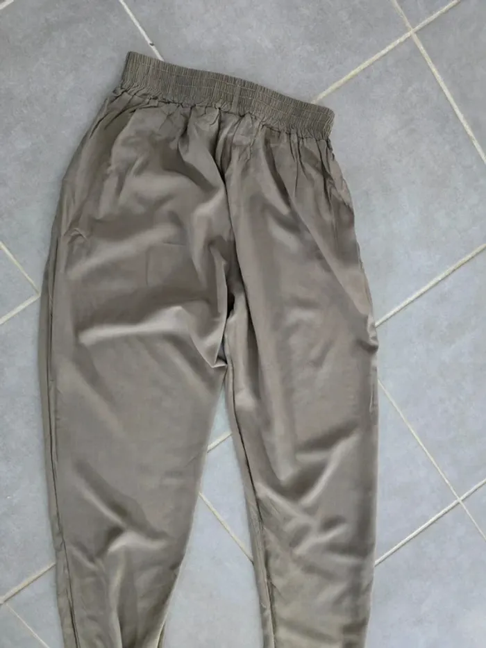 Pantalon fluide kaki - photo numéro 5