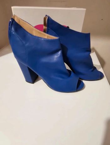 Bottines bleues