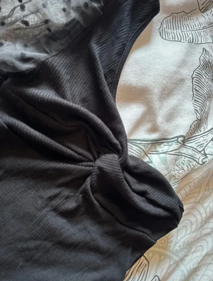 Body string avec une manche transparente Shein - photo numéro 7