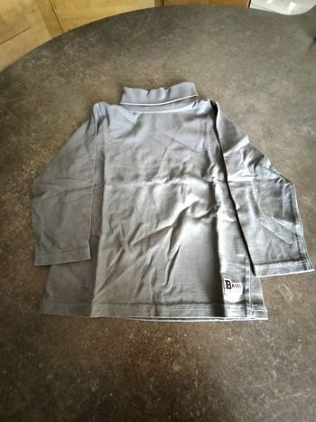 Col roulé gris 3 ans Tape à l'oeil