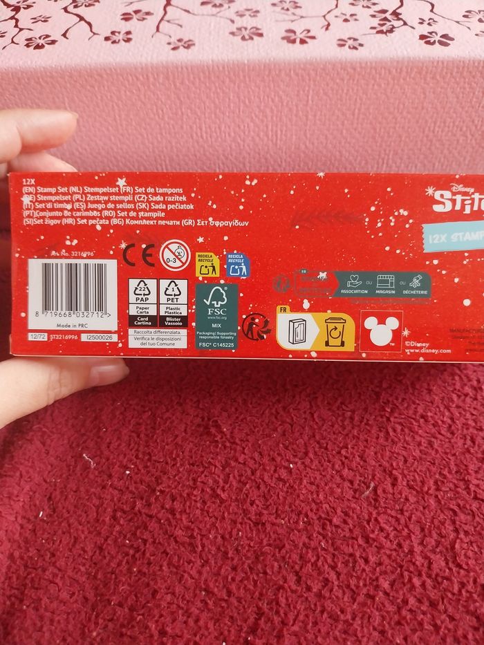 Set de 12 tampons de Noël stitch - photo numéro 5